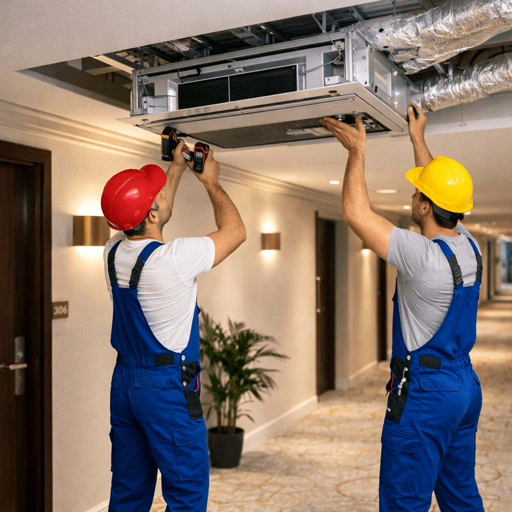 Instalación de aire acondicionado